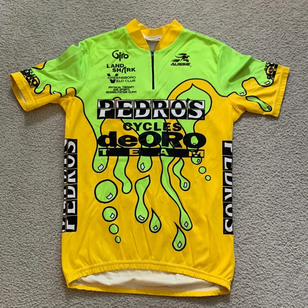 Aussie Neon Green and Yellow Ride Bike Shirt